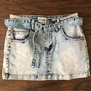 Gogo Jeans Mini Skirt